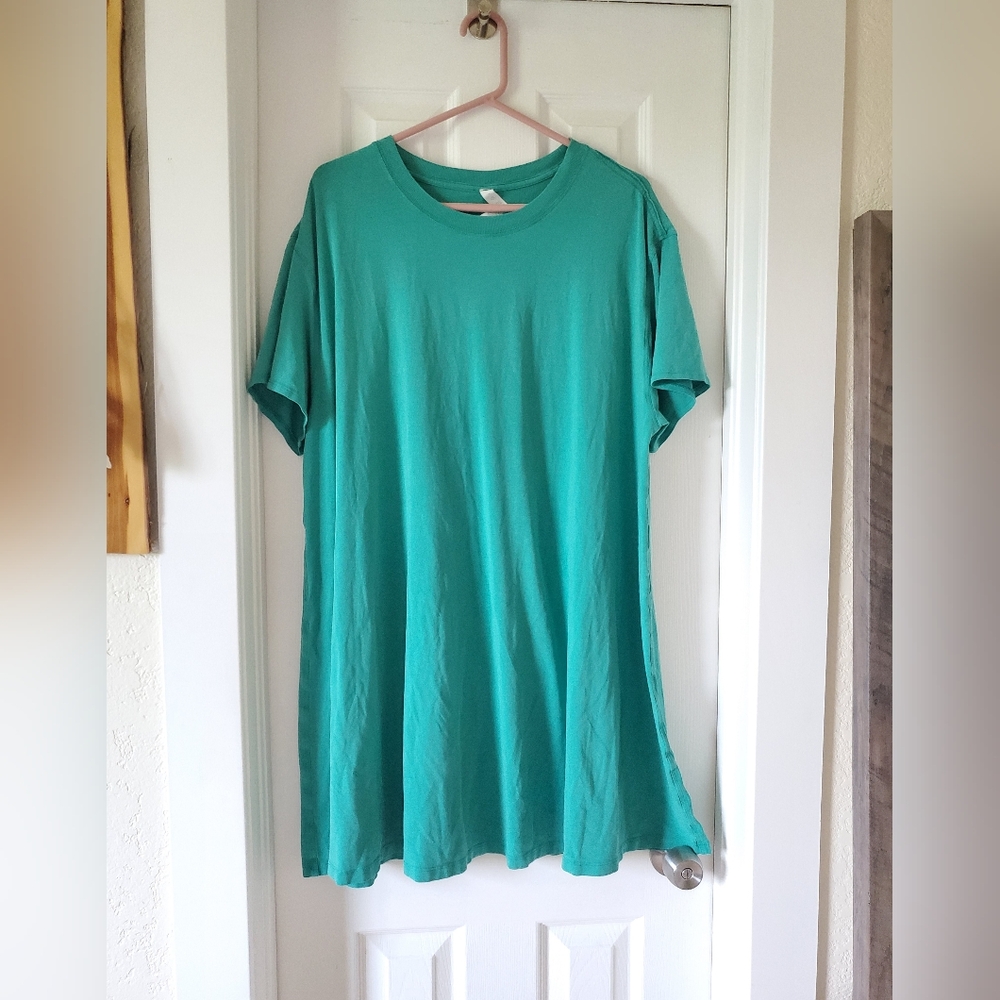 Lululemon Green Shirt Dress